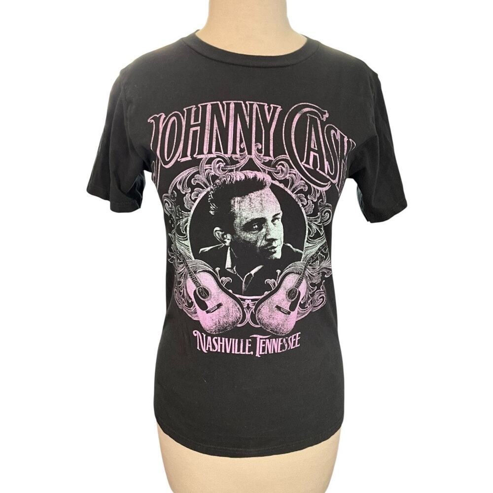 Johnny Cash Nashville Tennessee Graphic Band Country Music T Small Vintage Style